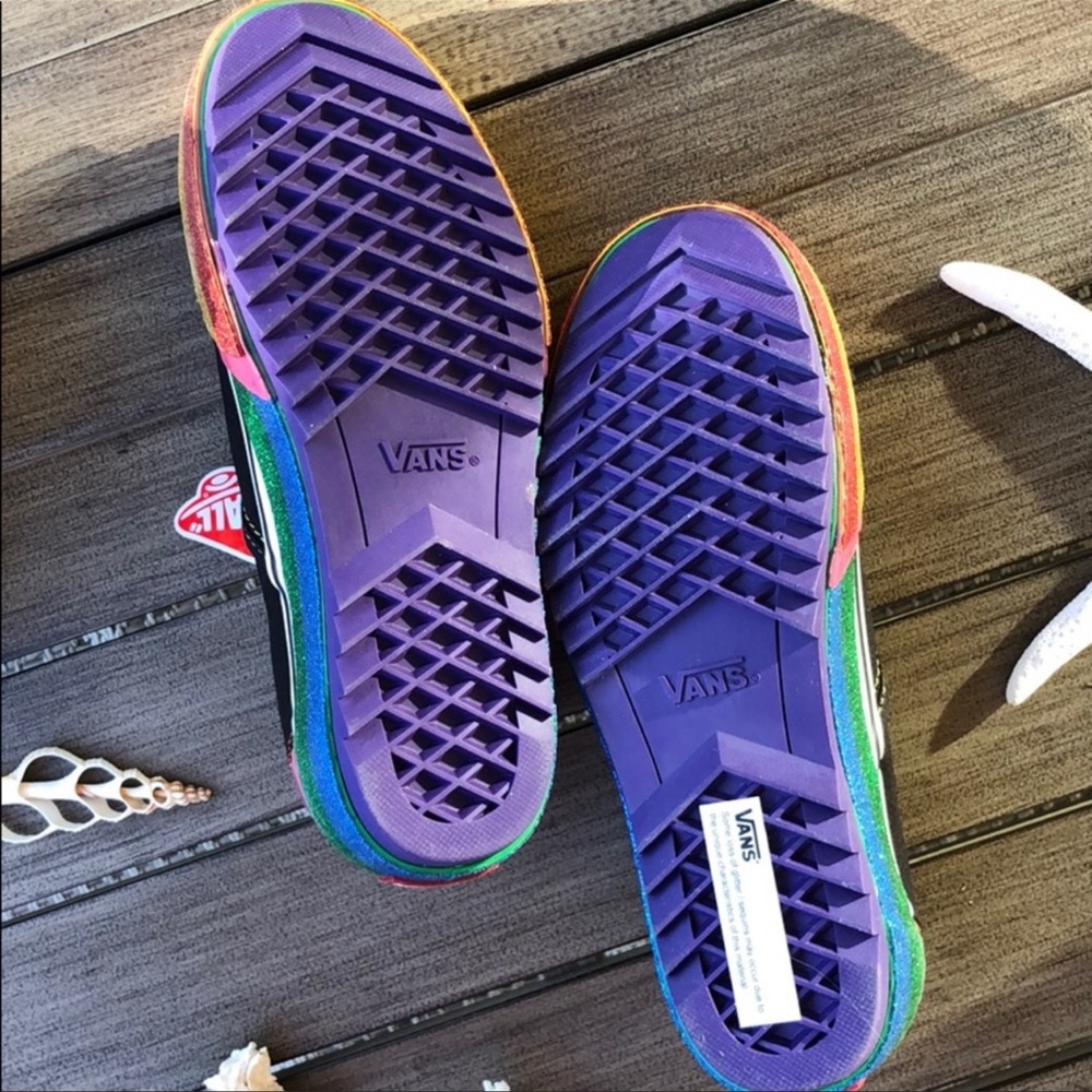 🌴🔆VANS- RAINBOW GITTER PLATFORM SPIL ON’S🔆🌴 - Picture 3 of 14